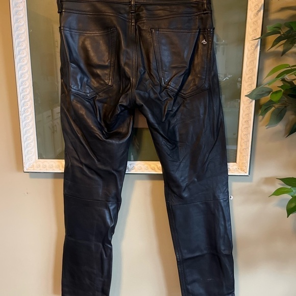 Rag & Bone Lamb Leather Pants - Picture 9 of 12